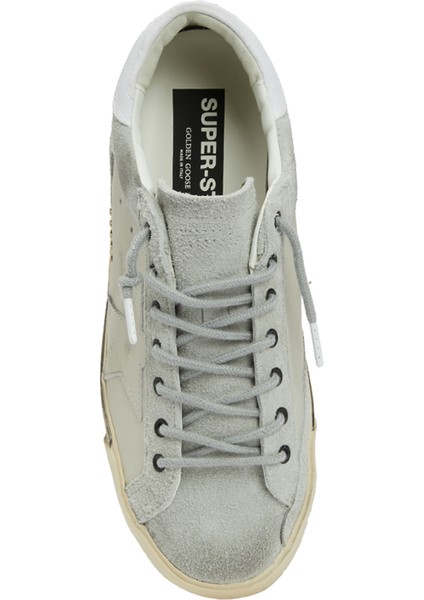 Super Star Açık Gri Erkek Deri Sneaker fırsatları