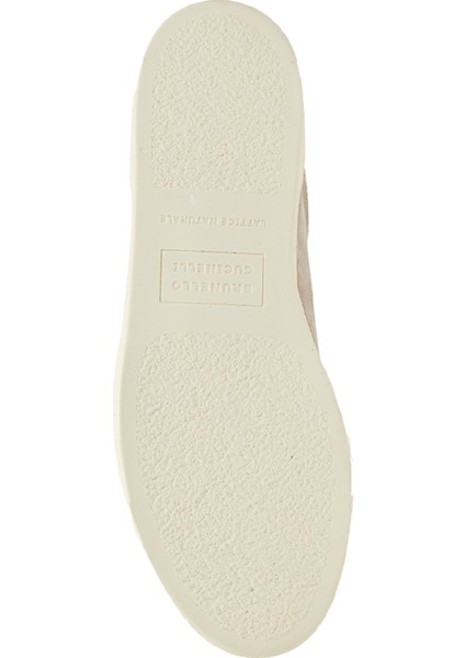 Bej Erkek Deri Sneaker
