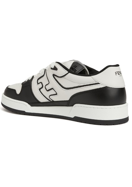 Match Siyah Beyaz Erkek Deri Sneaker modelleri