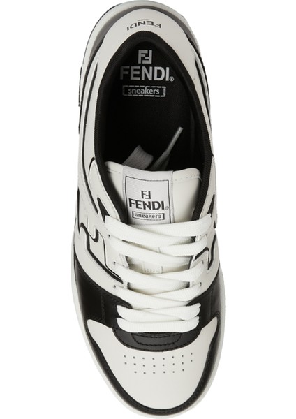 Match Siyah Beyaz Erkek Deri Sneaker fırsatları