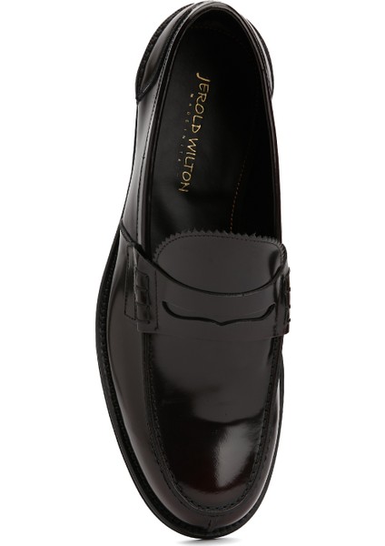 Bordo Erkek Deri Loafer