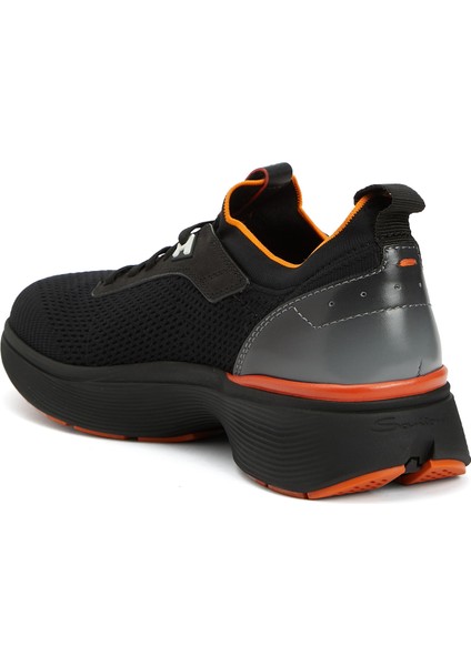 Siyah Çorap Formlu Erkek Sneaker