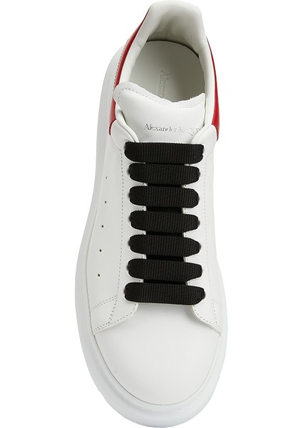 Oversize Beyaz Erkek Deri Sneaker fırsatları