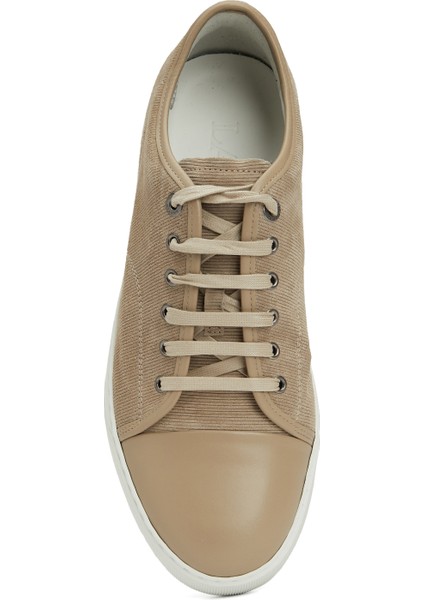 Dbb1 Bej Erkek Deri Sneaker