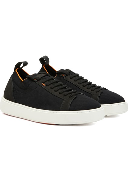 Siyah Erkek Deri Sneaker