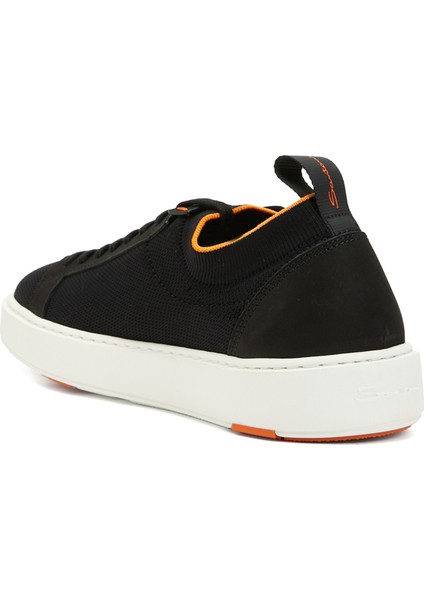 Siyah Erkek Deri Sneaker