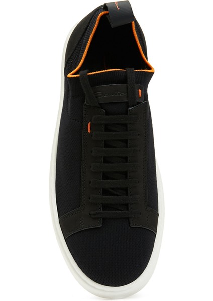Siyah Erkek Deri Sneaker