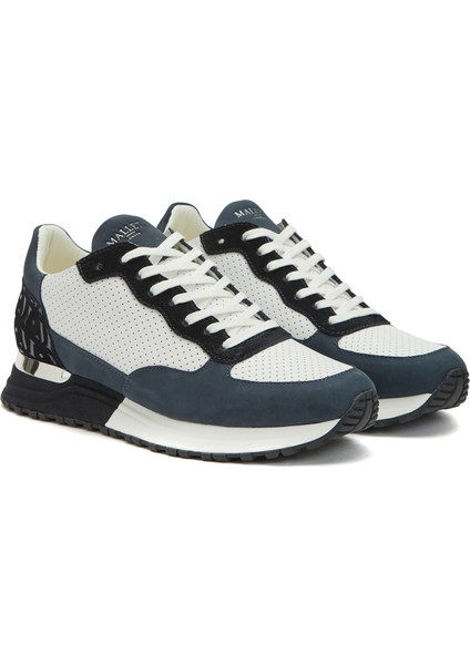 Lacivert Erkek Deri Sneaker