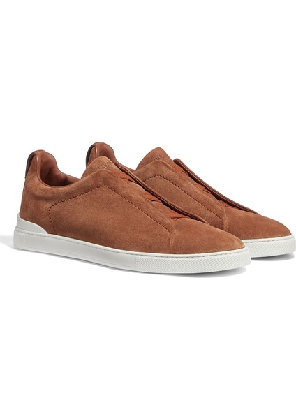 Taba Erkek Deri Sneaker