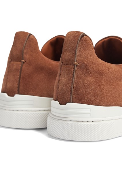 Taba Erkek Deri Sneaker