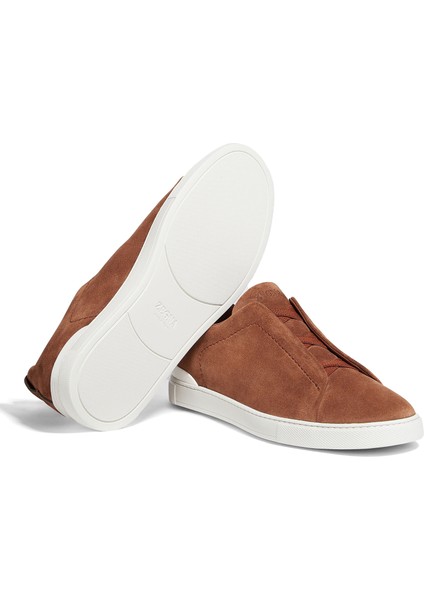Taba Erkek Deri Sneaker
