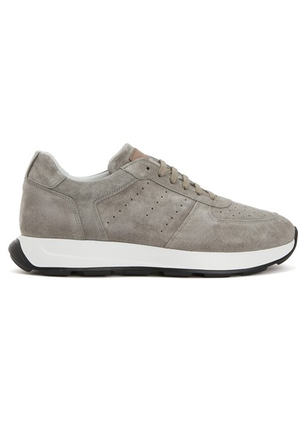 Gri Erkek Süet Sneaker
