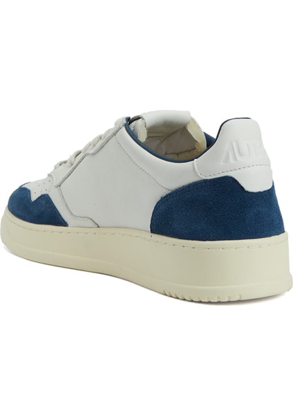 Medalist Lacivert Beyaz Erkek Deri Sneaker modelleri