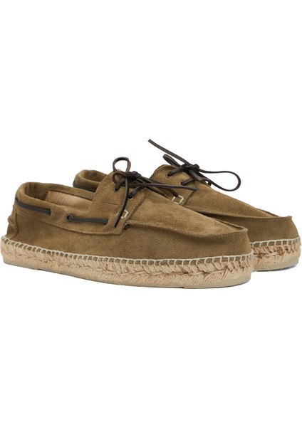 Hamptons Yeşil Erkek Deri Loafer