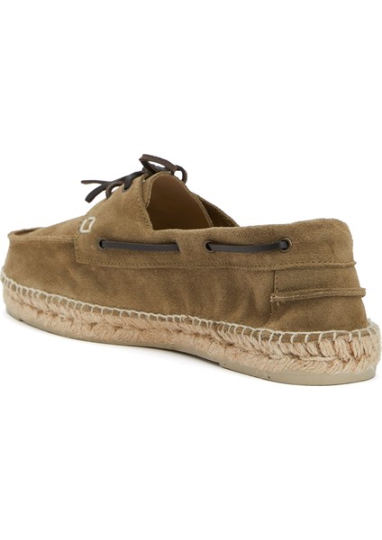 Hamptons Yeşil Erkek Deri Loafer