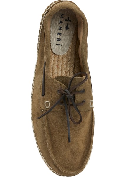 Hamptons Yeşil Erkek Deri Loafer