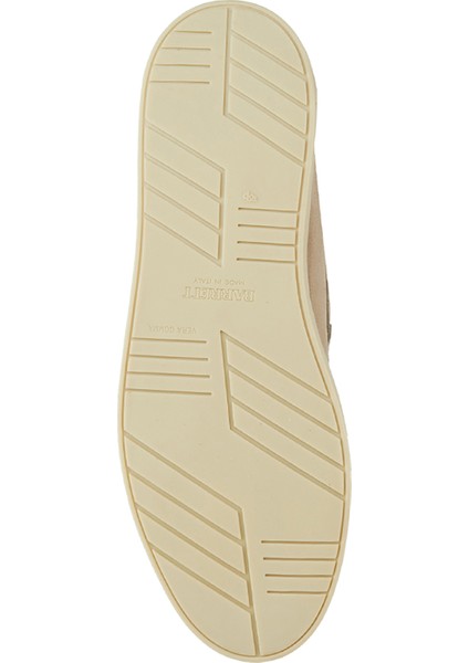 Bej Erkek Süet Loafer