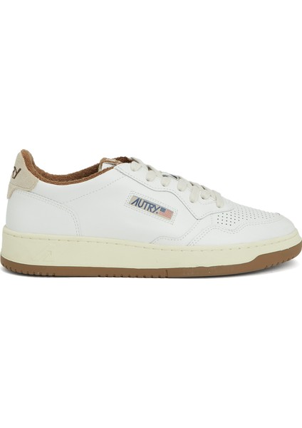 Beyaz Erkek Deri Sneaker