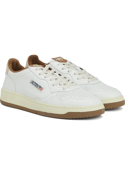 Beyaz Erkek Deri Sneaker