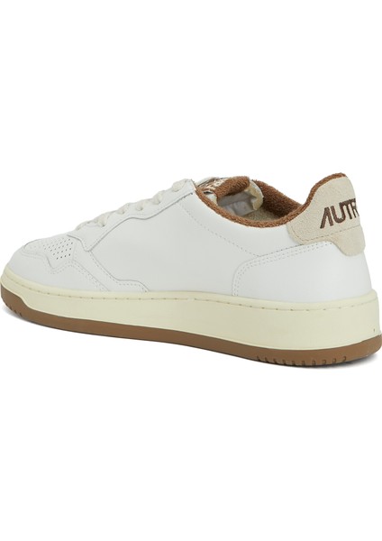 Beyaz Erkek Deri Sneaker