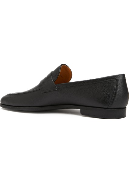 Siyah Erkek Deri Loafer