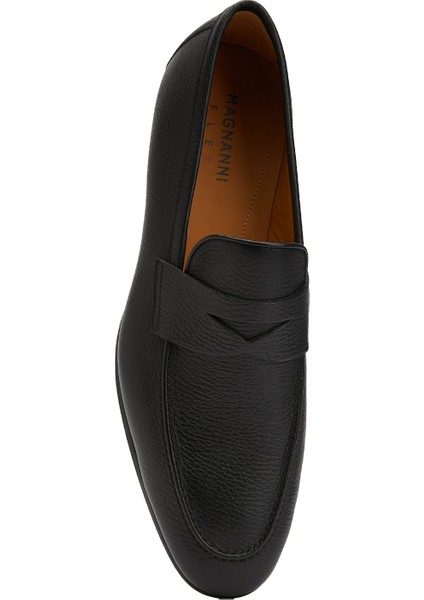 Siyah Erkek Deri Loafer