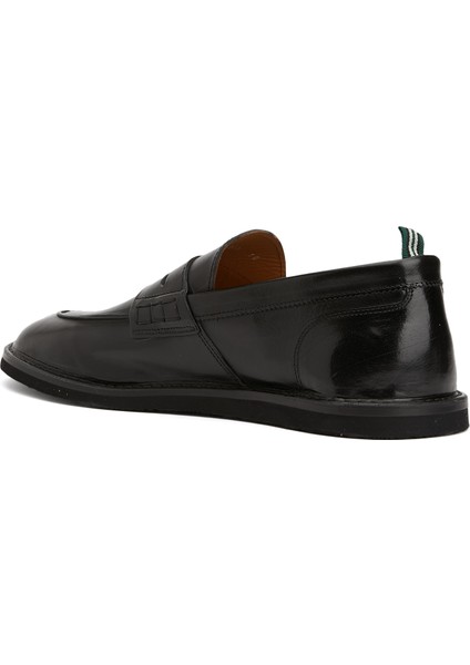 Siyah Erkek Deri Loafer