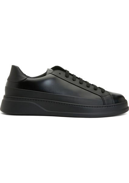 Siyah Erkek Deri Sneaker