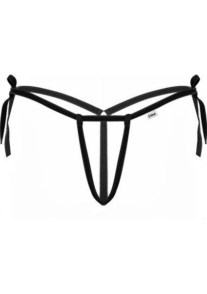 Miraxx Siyah Ipli Kadın Büyük Beden G String