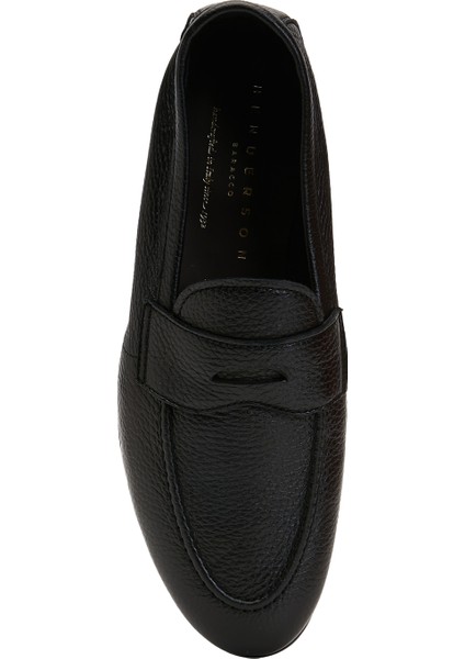 Siyah Erkek Deri Loafer