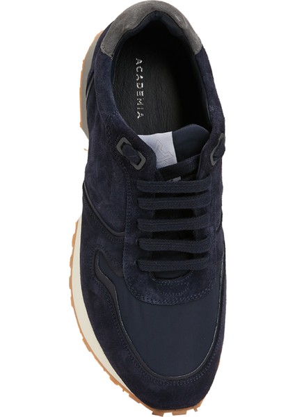 Lacivert Erkek Süet Sneaker