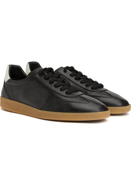 Siyah Erkek Deri Sneaker