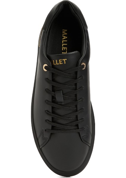 Siyah Erkek Deri Sneaker