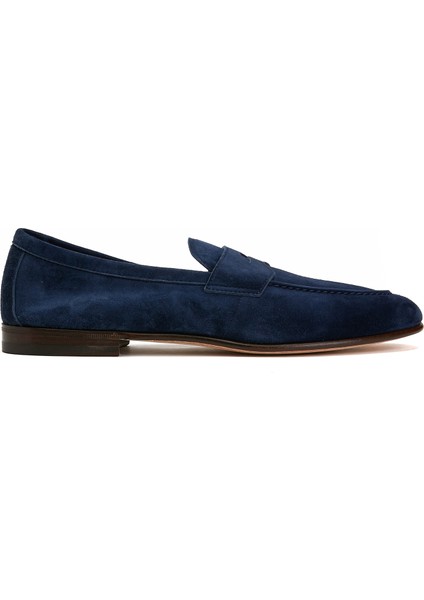 Lacivert Erkek Deri Loafer