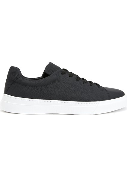 Siyah Erkek Deri Sneaker