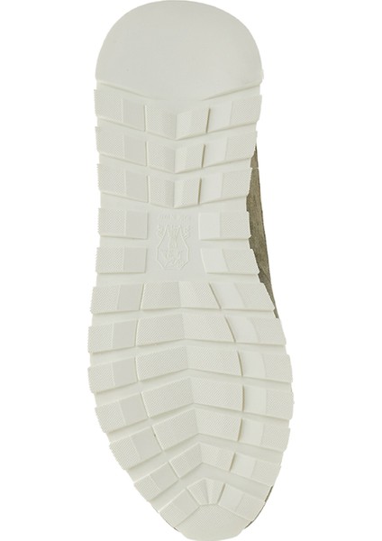 Açık Yeşil Erkek Deri Sneaker