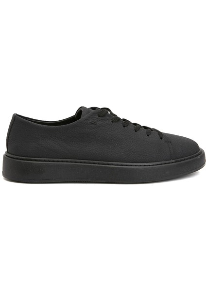 Siyah Erkek Deri Sneaker