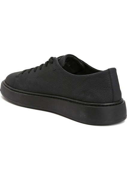 Siyah Erkek Deri Sneaker