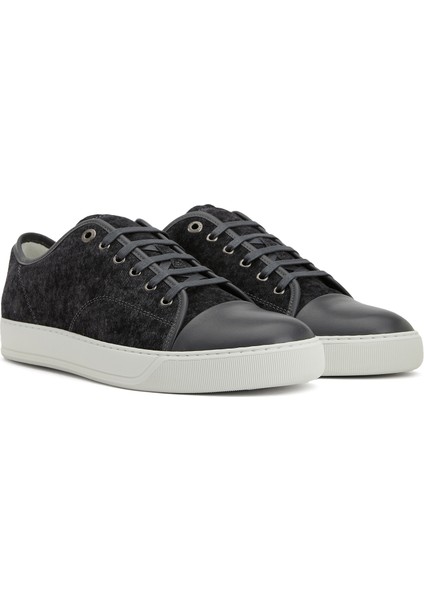 Gri Erkek Deri Sneaker