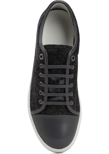 Gri Erkek Deri Sneaker