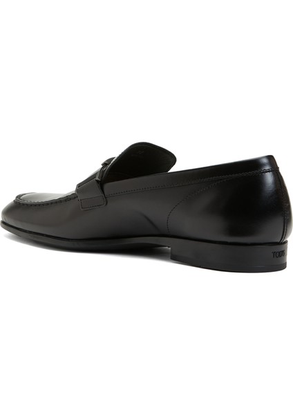 Siyah Erkek Deri Loafer modelleri