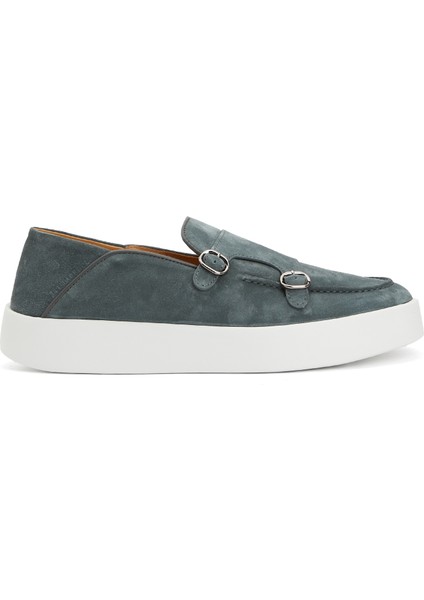 Mavi Erkek Süet Loafer