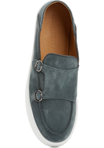 Mavi Erkek Süet Loafer