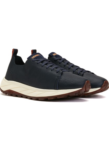 Lacivert Erkek Deri Sneaker
