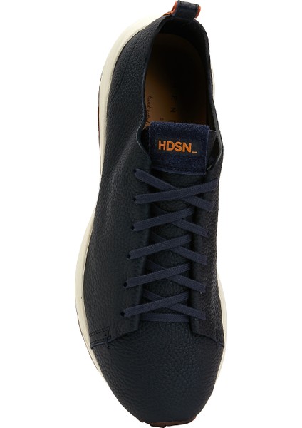 Lacivert Erkek Deri Sneaker