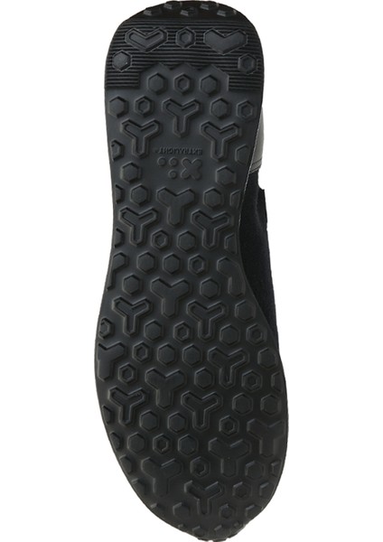 Siyah Logo Detaylı Erkek Deri Sneaker indirimleri