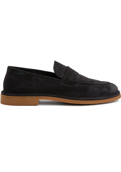 Lacivert Erkek Deri Loafer