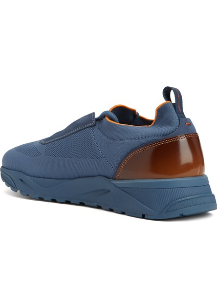 Açık Mavi Çorap Formlu Erkek Sneaker