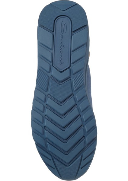 Açık Mavi Çorap Formlu Erkek Sneaker