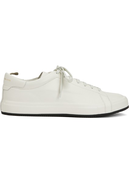 Essence Krem Erkek Deri Sneaker